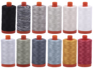 aurifil collection of threads