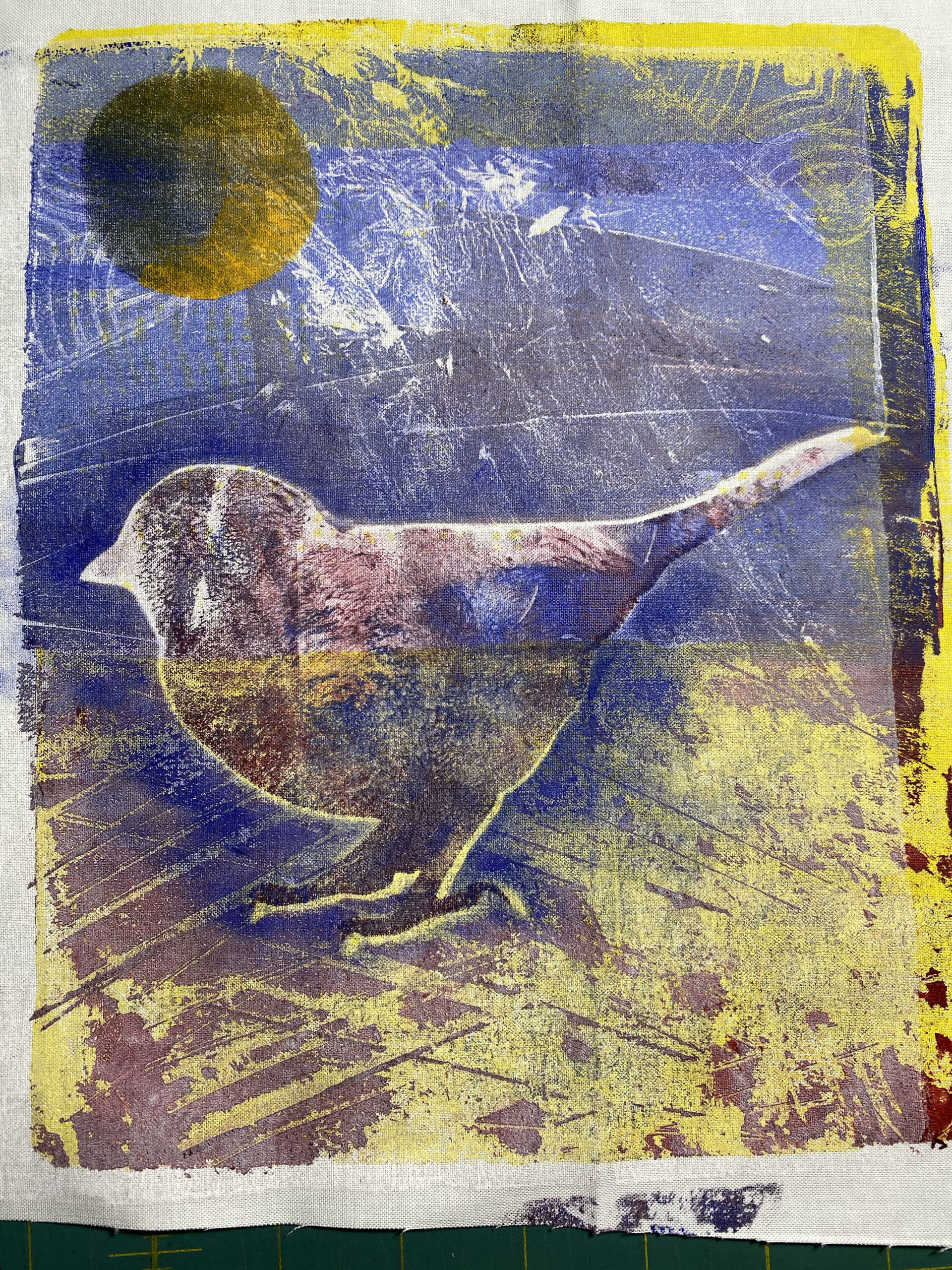 Layers in monoprint