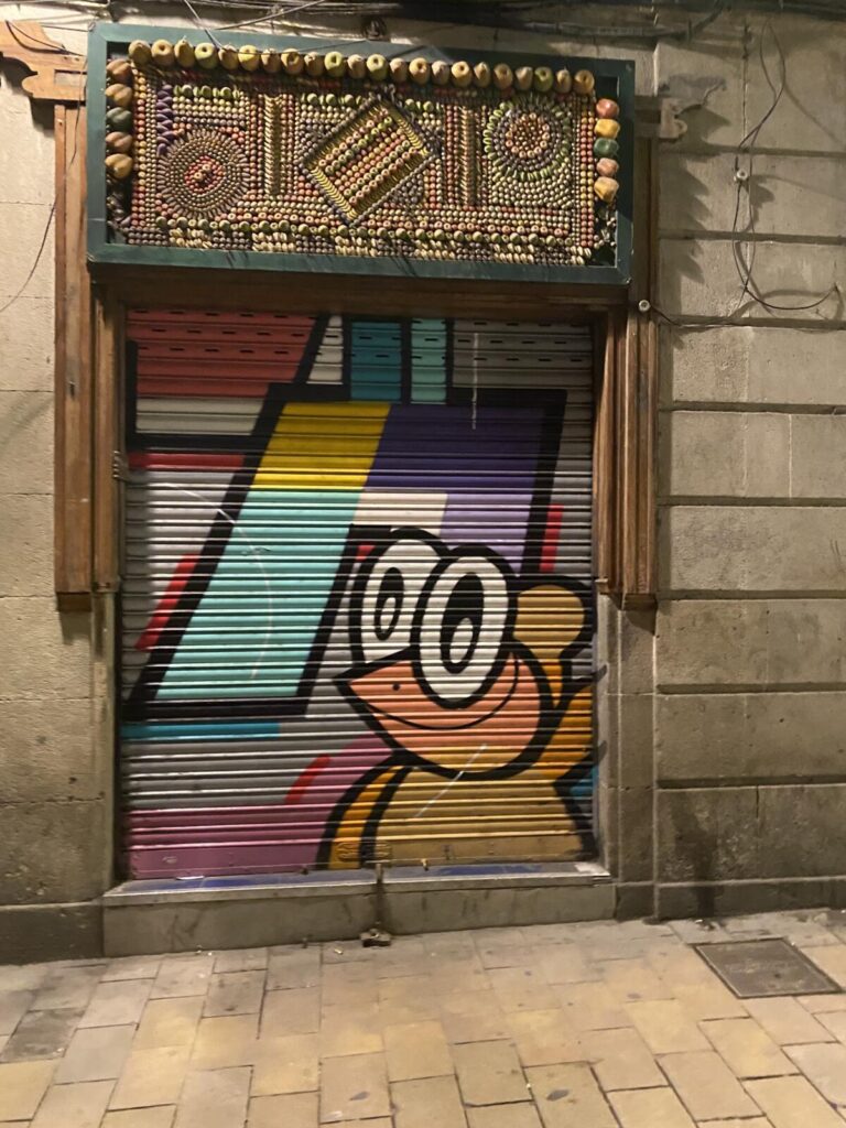 Cool door in Barcelona