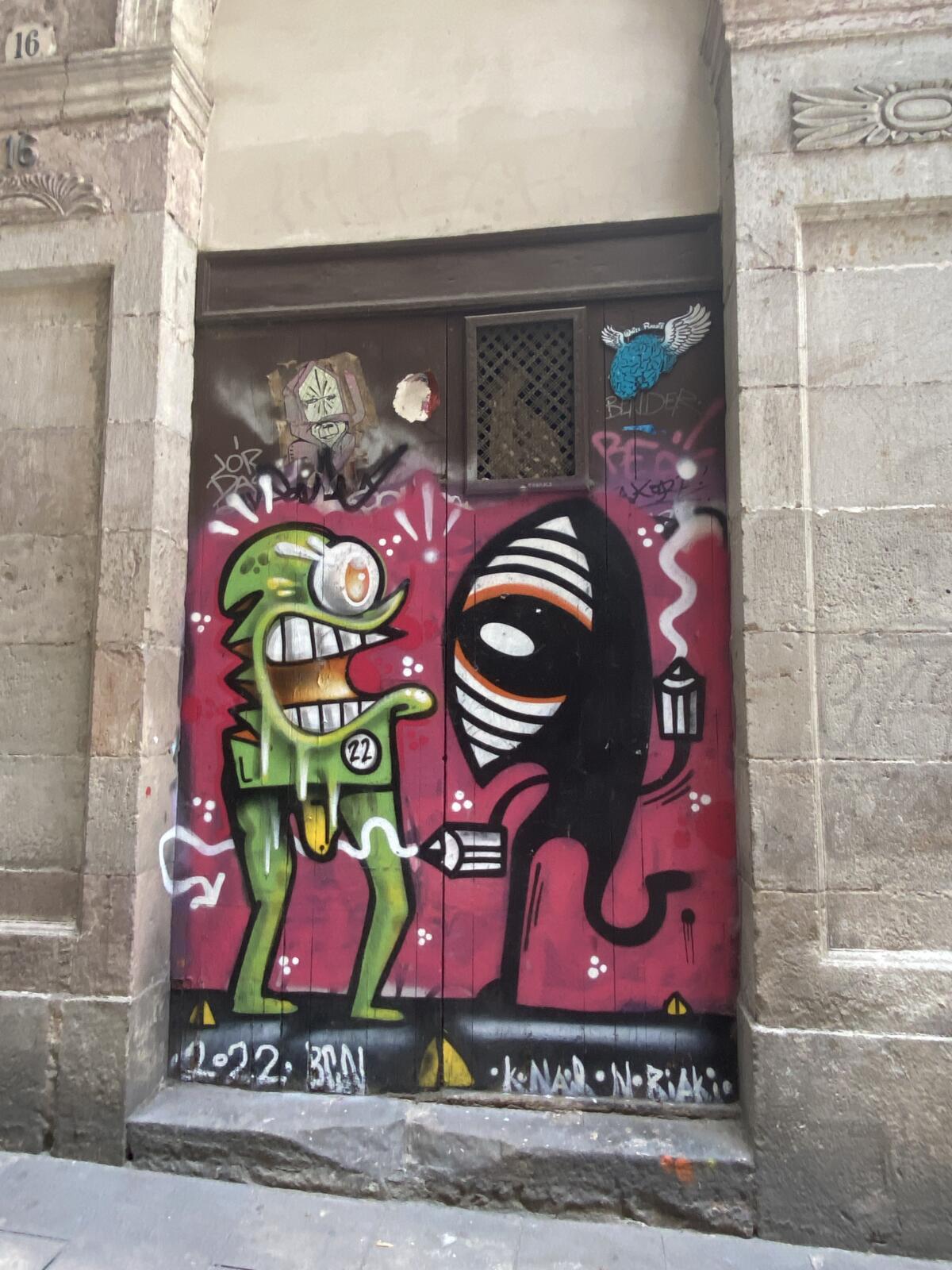 Another door in Barcelona