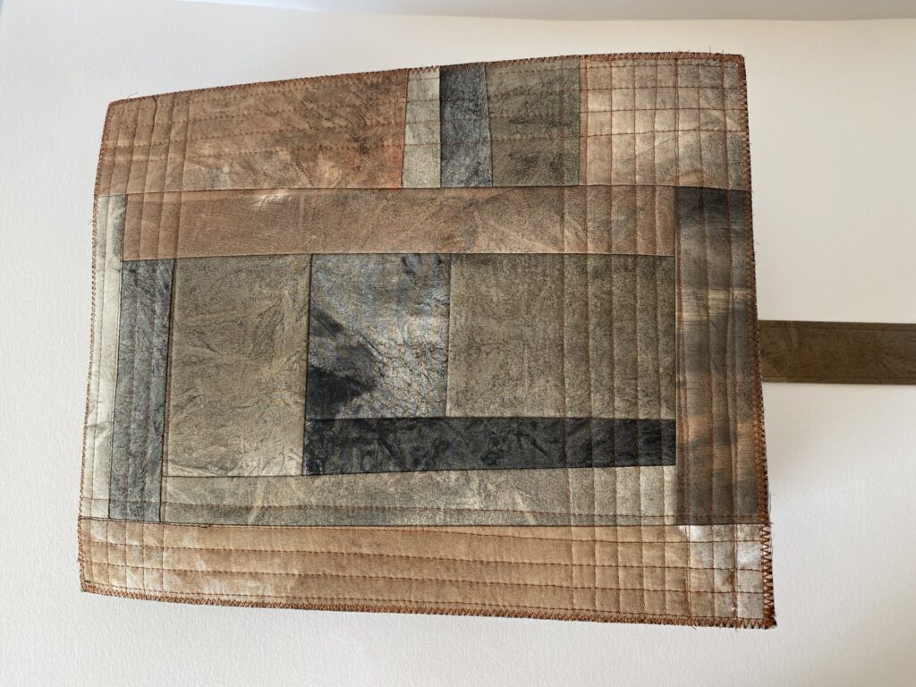 back cover shown using bits and bobs of fabric leftover