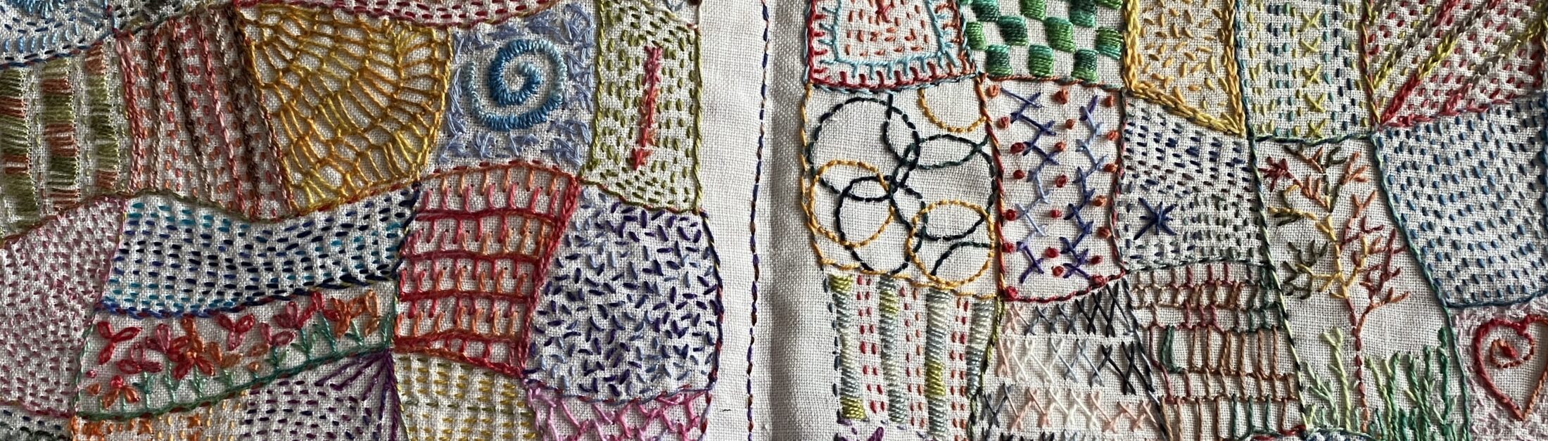 sliver of January and February stitch journal 2025